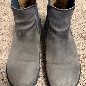Birkenstock Men's Gray Leather Boots